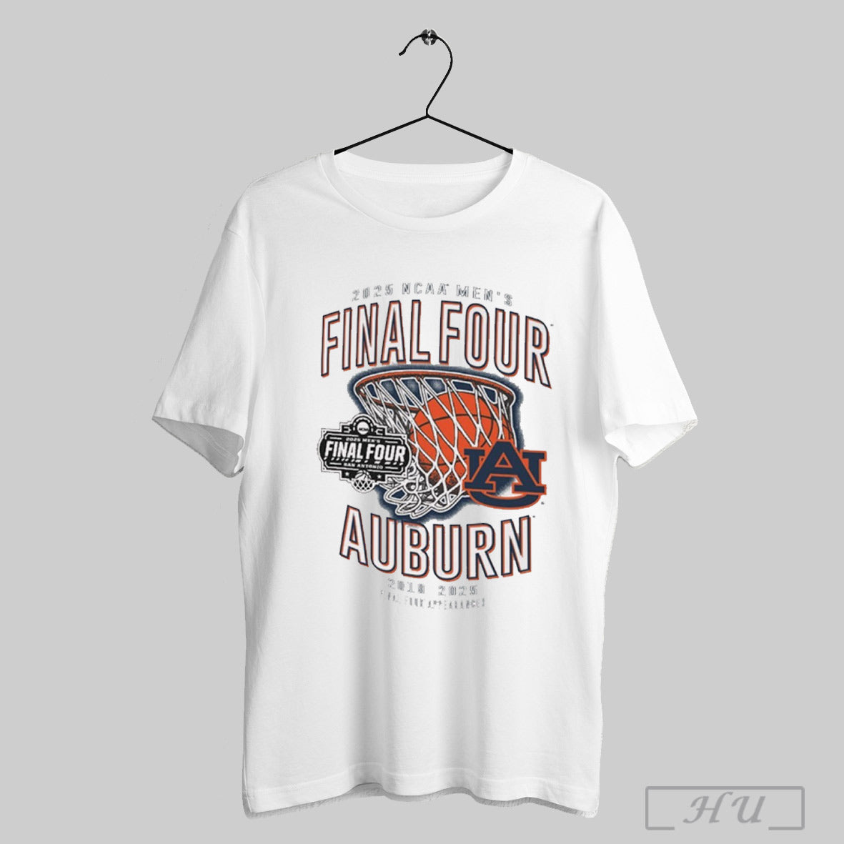 Trending Auburn Tigers Basketball 2025 Ncaa Mens Final Four Nothing But Net 2019 2025 Appearance