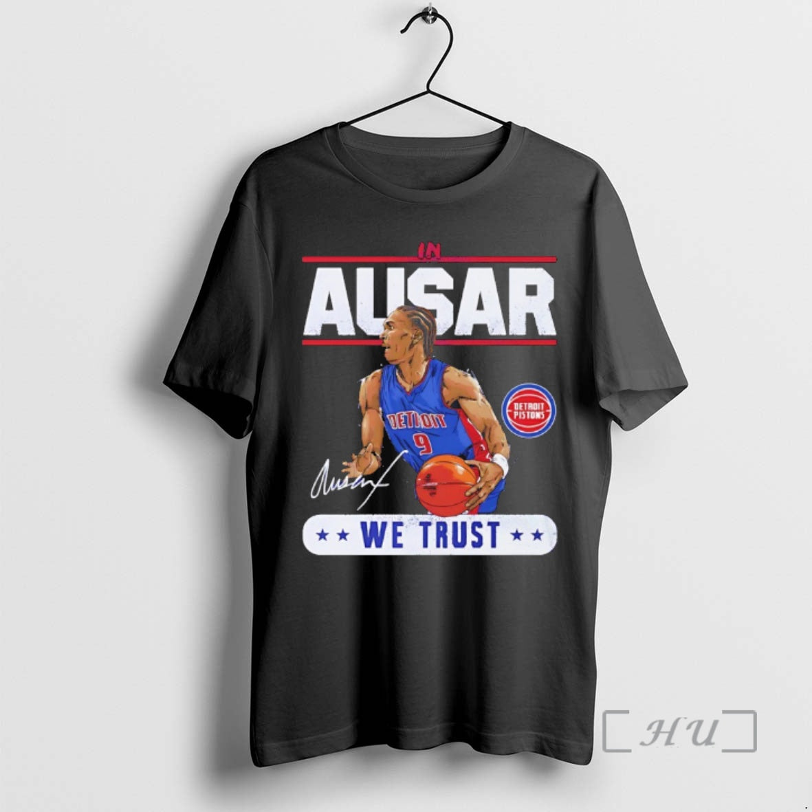 Trending Ausar Thompson Detroit Pistons In Ausar We Trust Signature T-Shirts, Hoodie, Sweatshirt | InkThreadWorks.com