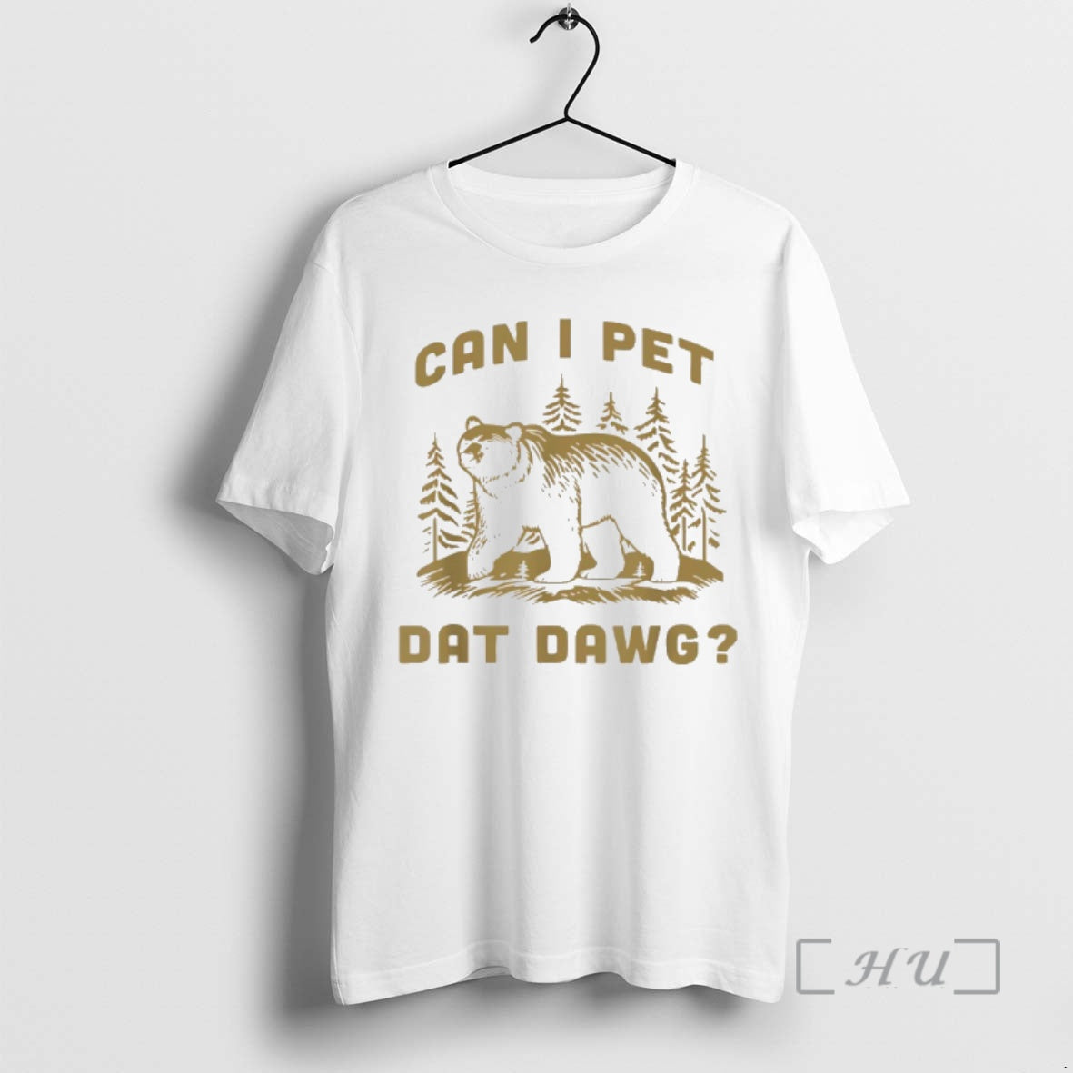 Trending Can I Pet Dat Dawg Bear Meme T-Shirts, Hoodie, Sweatshirt | InkThreadWorks.com