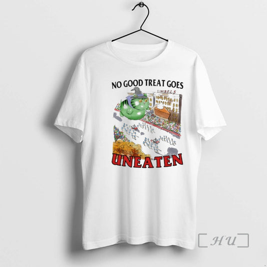 Trending Cat Thanksgiving Day Parade No Good Treat Goes Uneaten T-Shirts, Hoodie, Sweatshirt | InkThreadWorks.com