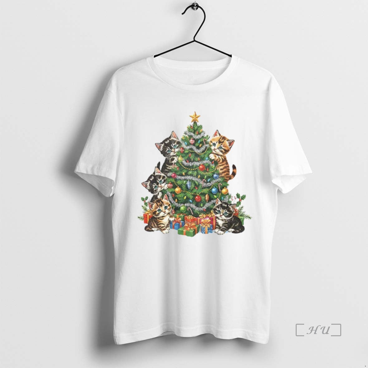 Trending Cat Lover Lady Christmas Tree Merry Christmas T-Shirts, Hoodie, Sweatshirt | InkThreadWorks.com