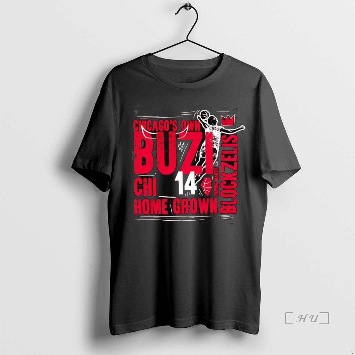 Trending Chicago Bulls Home Grown Basketball Praying Mantis Block Buzelis T-Shirts, Hoodie, Sweatshirt | InkThreadWorks.com