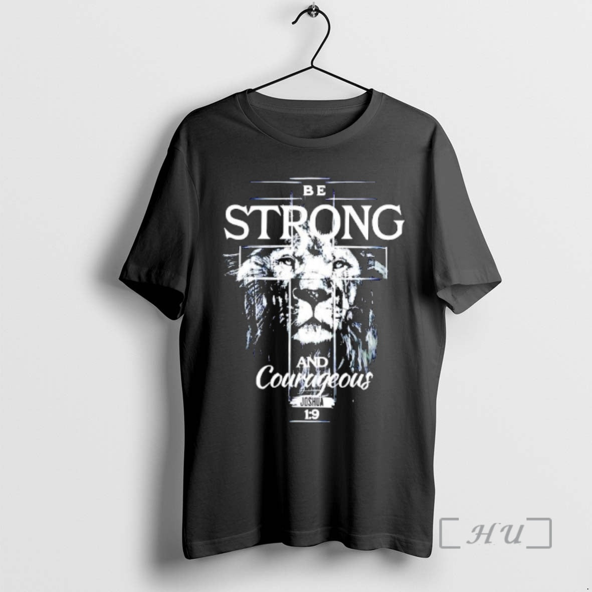 Trending Christian Lion Be Strong And Courageous T-Shirts, Hoodie, Sweatshirt | InkThreadWorks.com