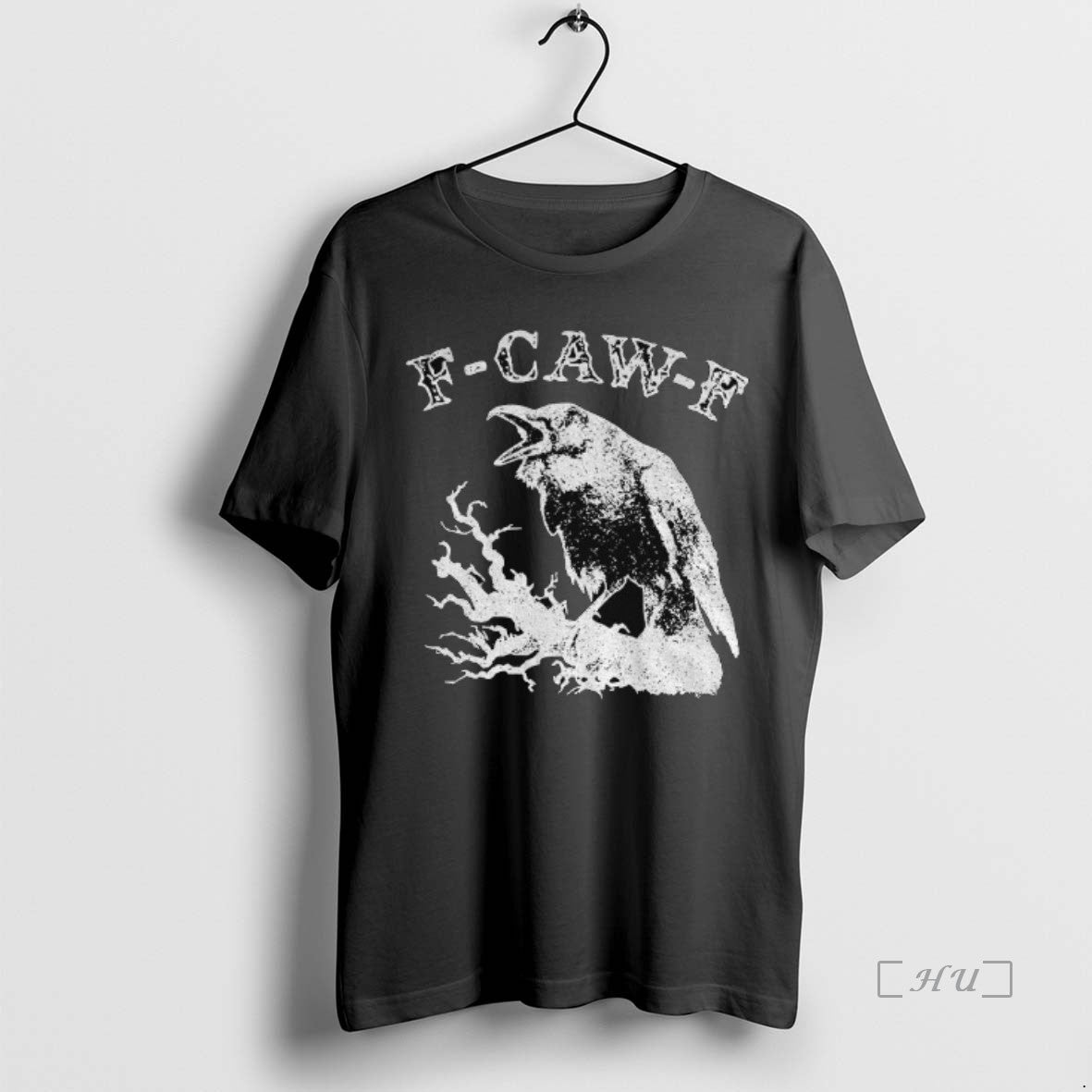 Trending Crow F Caw F Sarcastic Raven Vintage T-Shirts, Hoodie, Sweatshirt | InkThreadWorks.com