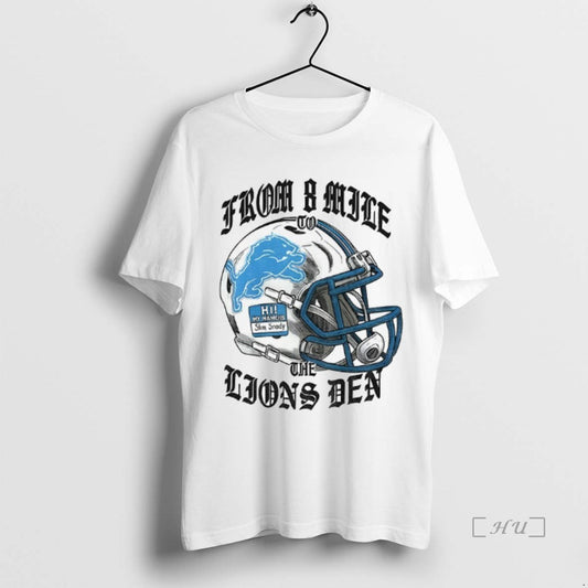 Trending Detroit Lions From 8 Mile To The Lions Den Eminem Premium T Shirts Sweater Hoodie, Sweatshirt | InkThreadWorks.com