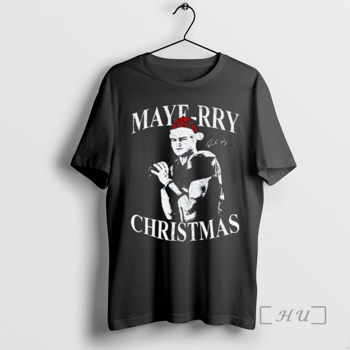 Trending Drake Maye Santa Maye Merry Christmas T-Shirts, Hoodie, Sweatshirt | InkThreadWorks.com