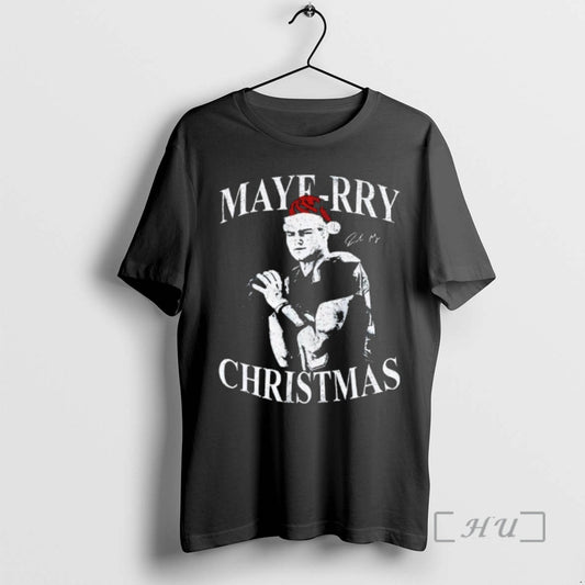 Trending Drake Maye Santa Maye Merry Christmas T-Shirts, Hoodie, Sweatshirt | InkThreadWorks.com