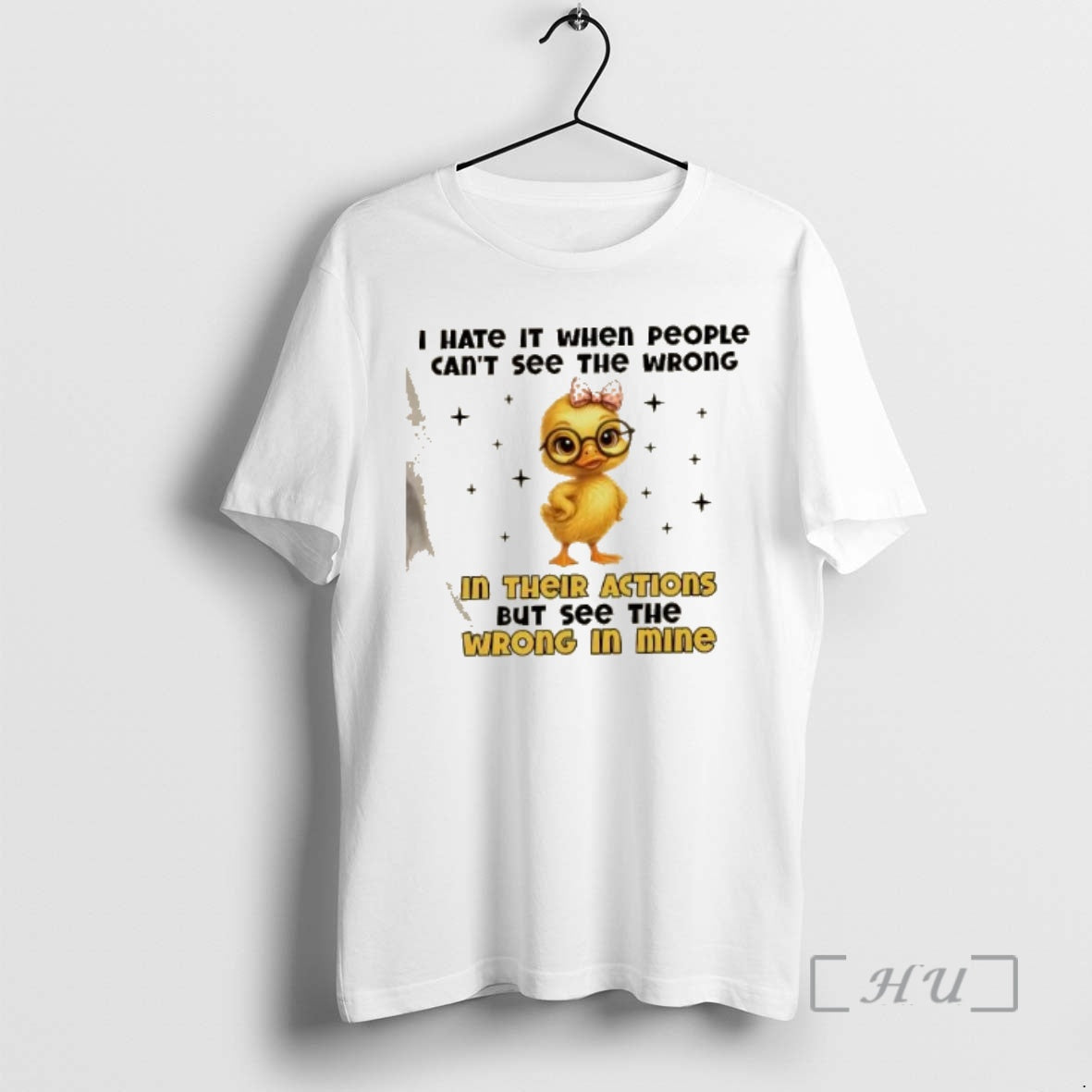 Trending Duck I Hate It When People Cant See The Wrong In Their Actions But T-Shirts, Hoodie, Sweatshirt | InkThreadWorks.com
