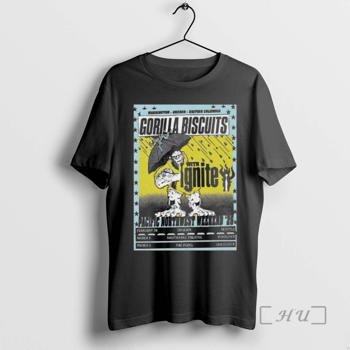 Trending Gorilla Biscuits Pacific Northwest Weekend 2026 Shows T-Shirts, Hoodie, Sweatshirt | InkThreadWorks.com
