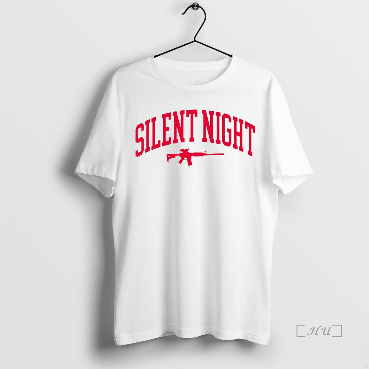 Trending Gun Silent Night Christmas T-Shirts, Hoodie, Sweatshirt | InkThreadWorks.com