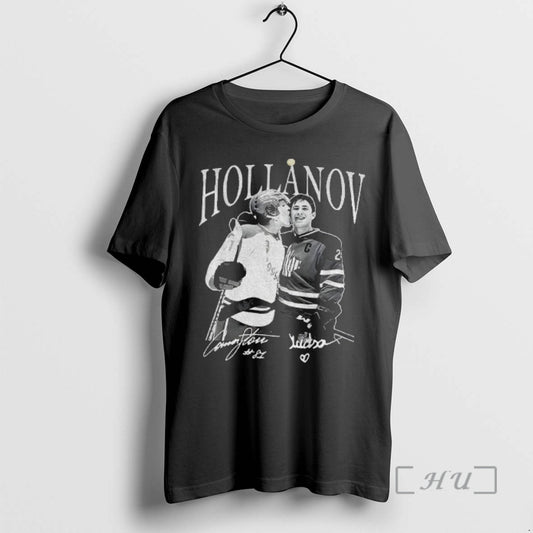 Trending Hollanov Ilya Rozanov Vs Shane Hollander Licking Face Signatures Vintage Premium T Shirts Sweater Hoodie, Sweatshirt