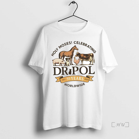 Trending Holy Moses Celebrating Dr Pol 55 Years Worldwide T-Shirts, Hoodie, Sweatshirt | InkThreadWorks.com