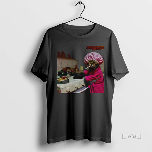 Trending Housewife Cat Smoking Funny Meme T-Shirts, Hoodie, Sweatshirt | InkThreadWorks.com
