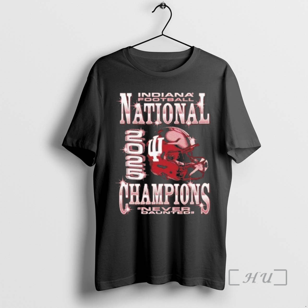 Trending Indiana Football 2025 Cfp National Champions Never Daunted Helmet T-Shirts, Hoodie, Sweatshirt | InkThreadWorks.com