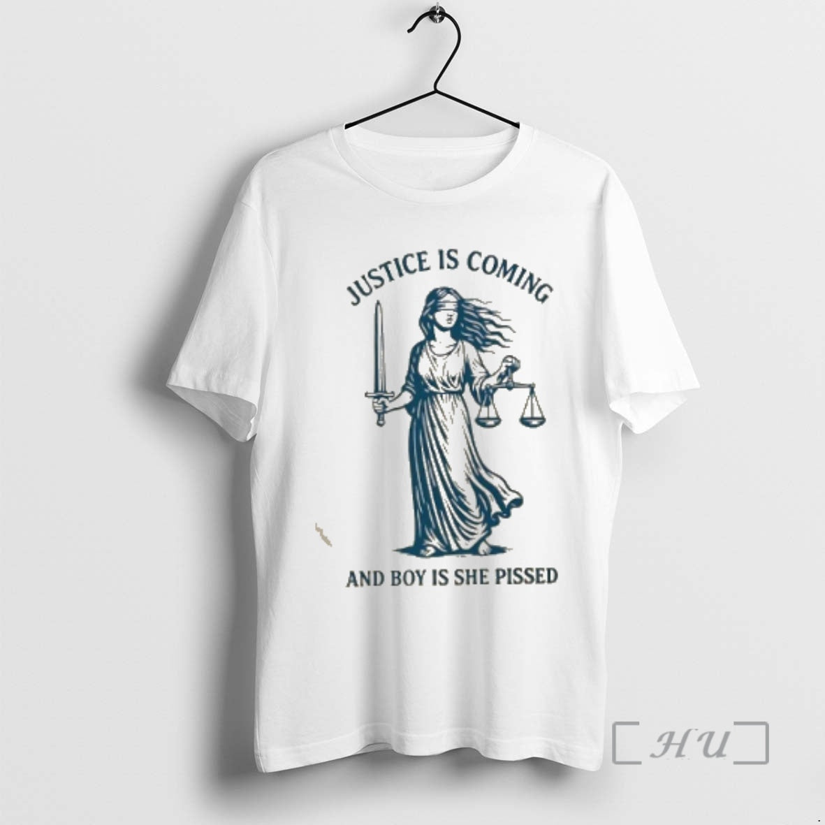 Trending Justice Is Coming And Boy Is She Pissed T-Shirts, Hoodie, Sweatshirt | InkThreadWorks.com