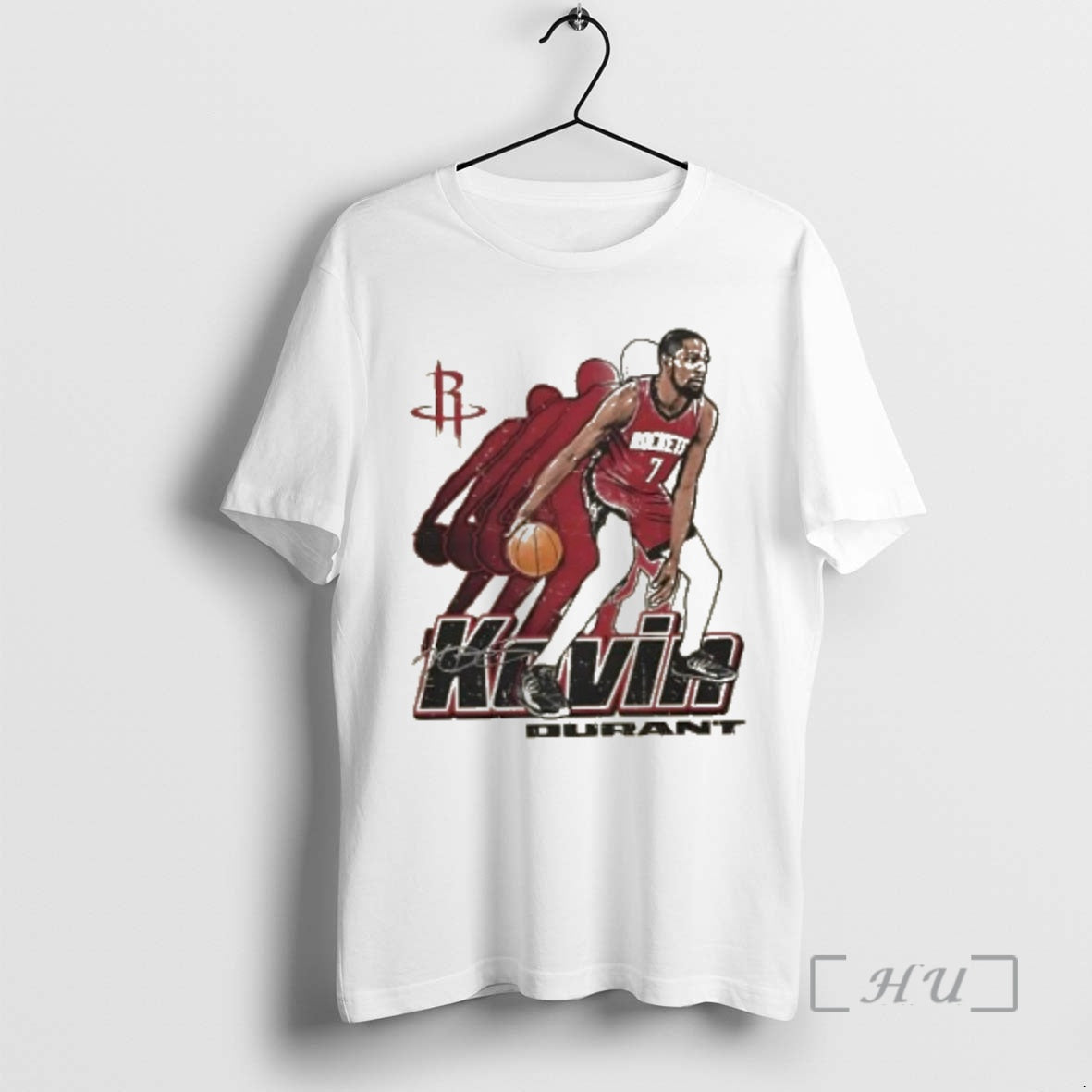 Trending Kevin Durant Houston Rockets Basketball Retro Signature T-Shirts, Hoodie, Sweatshirt | InkThreadWorks.com