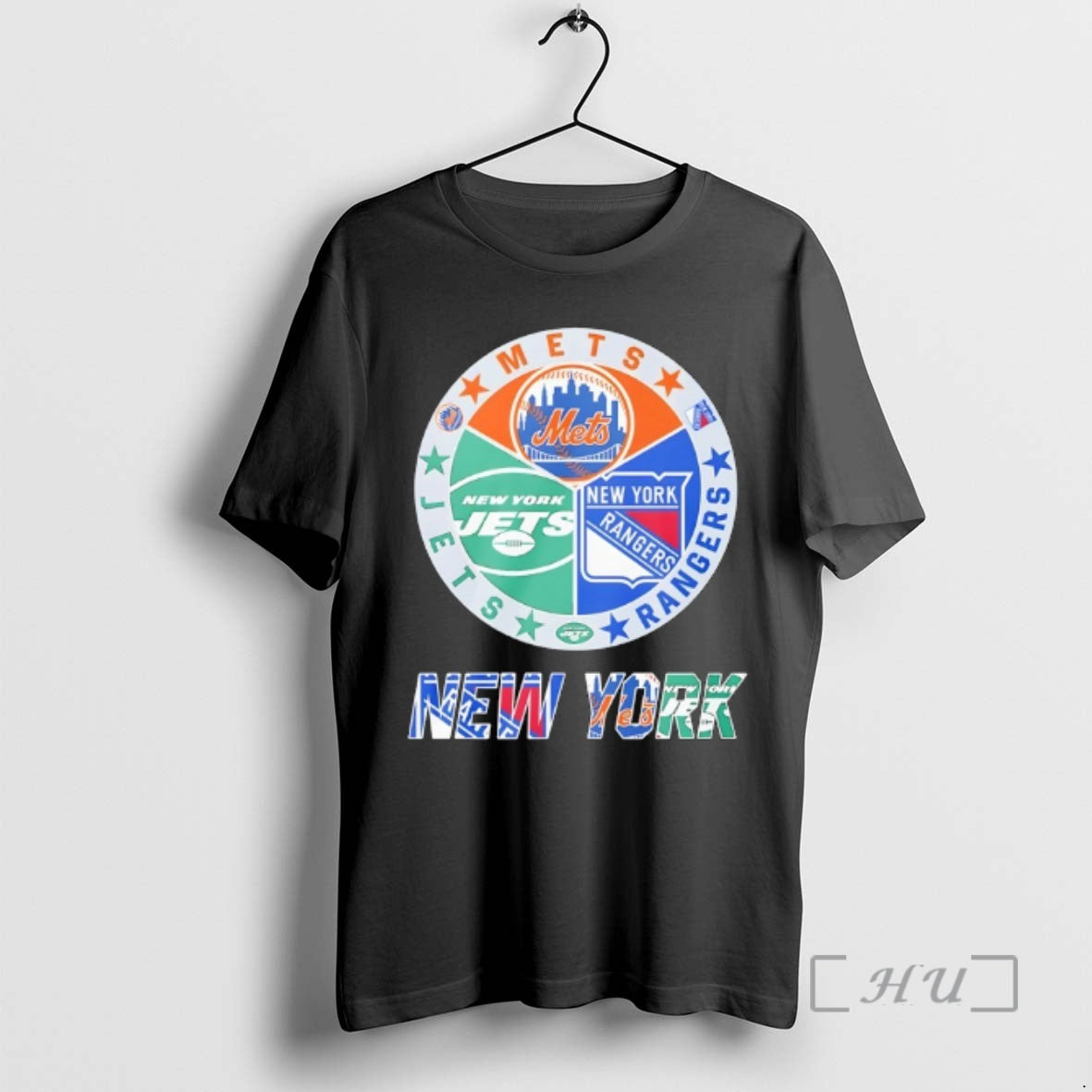 Trending New York Rangers New York Mets New York Jets Mashup Logo Premium T Shirts Hoodie, Sweatshirt | InkThreadWorks.com