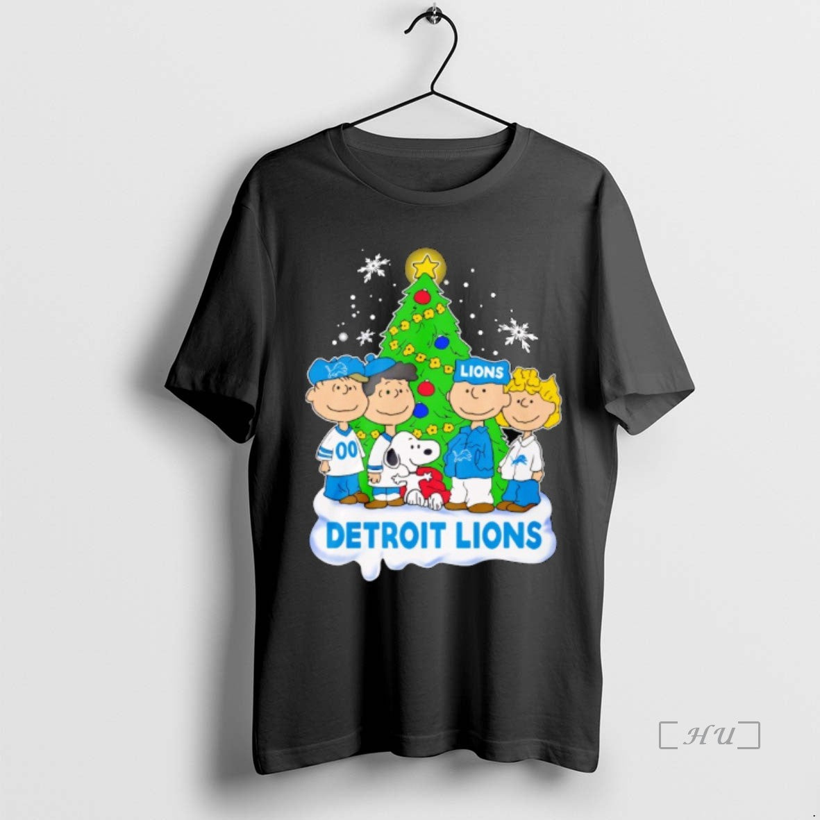 Trending Peanuts Characters Detroit Lions Christmas T-Shirts, Hoodie, Sweatshirt | InkThreadWorks.com