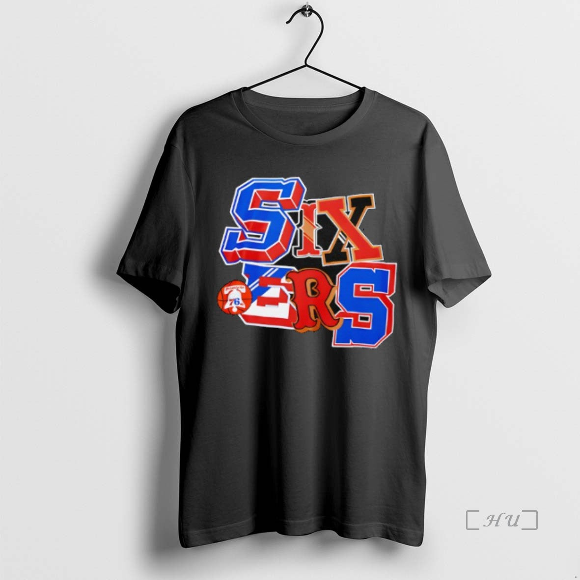 Trending Philadelphia 76ers Mitchell And Ness Hyper Type Shrit T-Shirts, Hoodie, Sweatshirt | InkThreadWorks.com