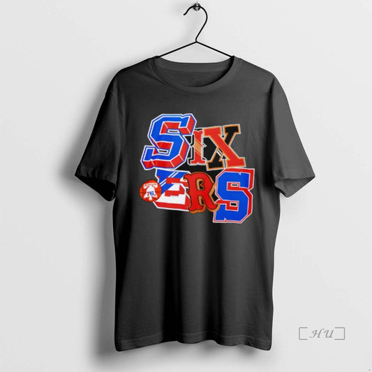 Trending Philadelphia 76ers Mitchell And Ness Hyper Type Shrit T-Shirts, Hoodie, Sweatshirt | InkThreadWorks.com