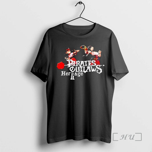 Trending Pirates Outlaws 2 Heritage Video Game T-Shirts, Hoodie, Sweatshirt | InkThreadWorks.com