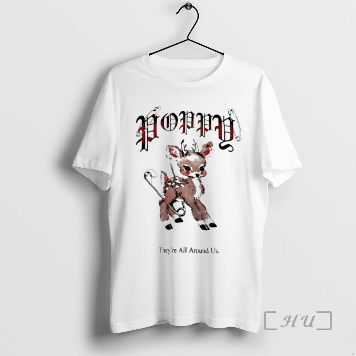 Trending Poppy Theyre All Around Us T-Shirts, Hoodie, Sweatshirt | InkThreadWorks.com