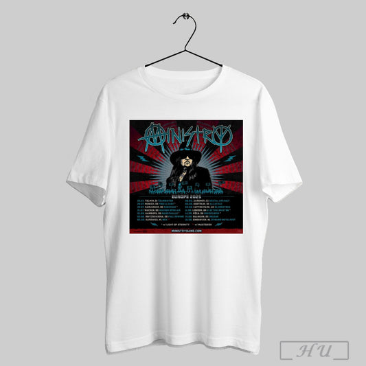 Trending Poster Ministry Summer Europe Tour 2025 Headline Shows With Light Of Eternity July And