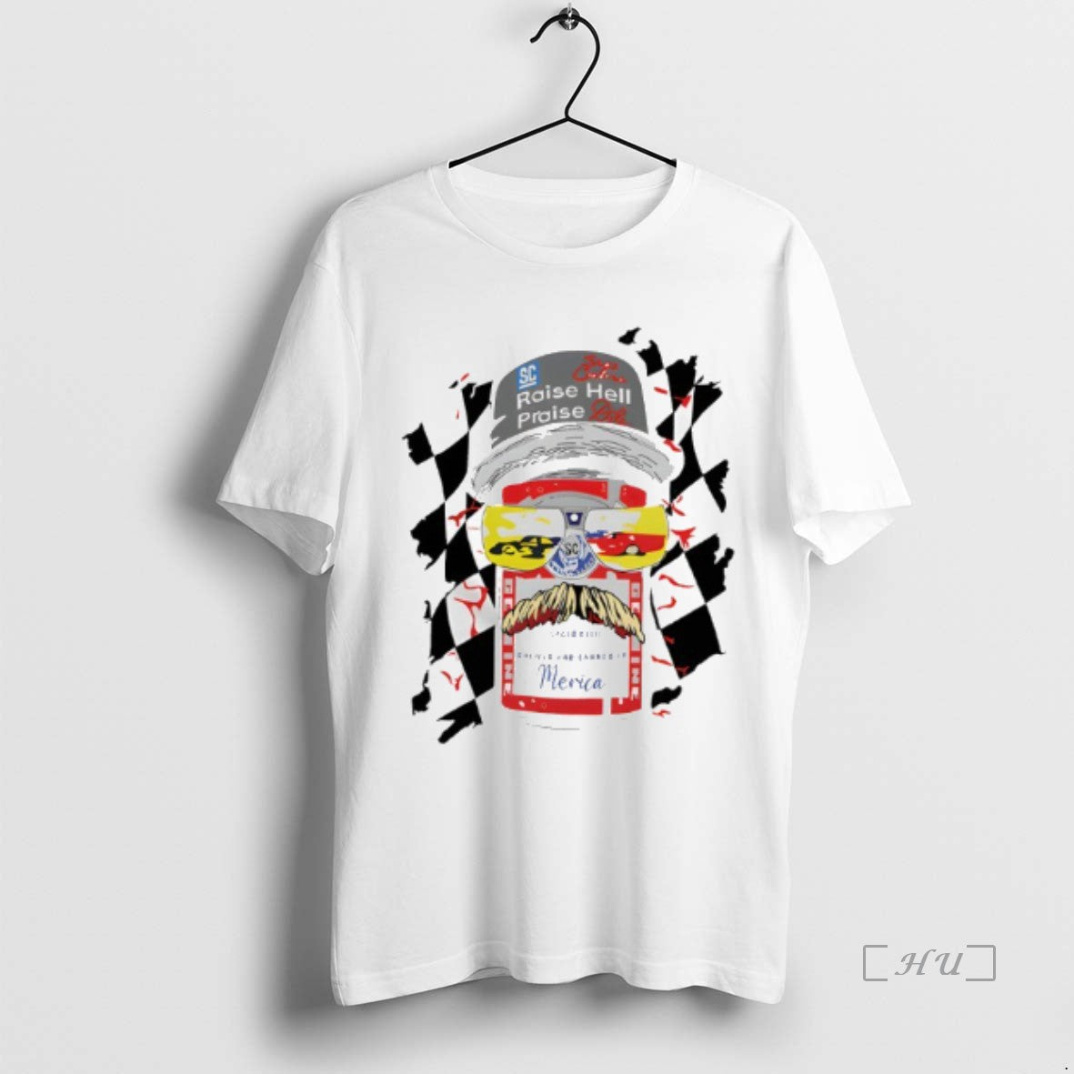 Trending Raise Hell Praise Dale Car Racing T-Shirts, Hoodie, Sweatshirt | InkThreadWorks.com