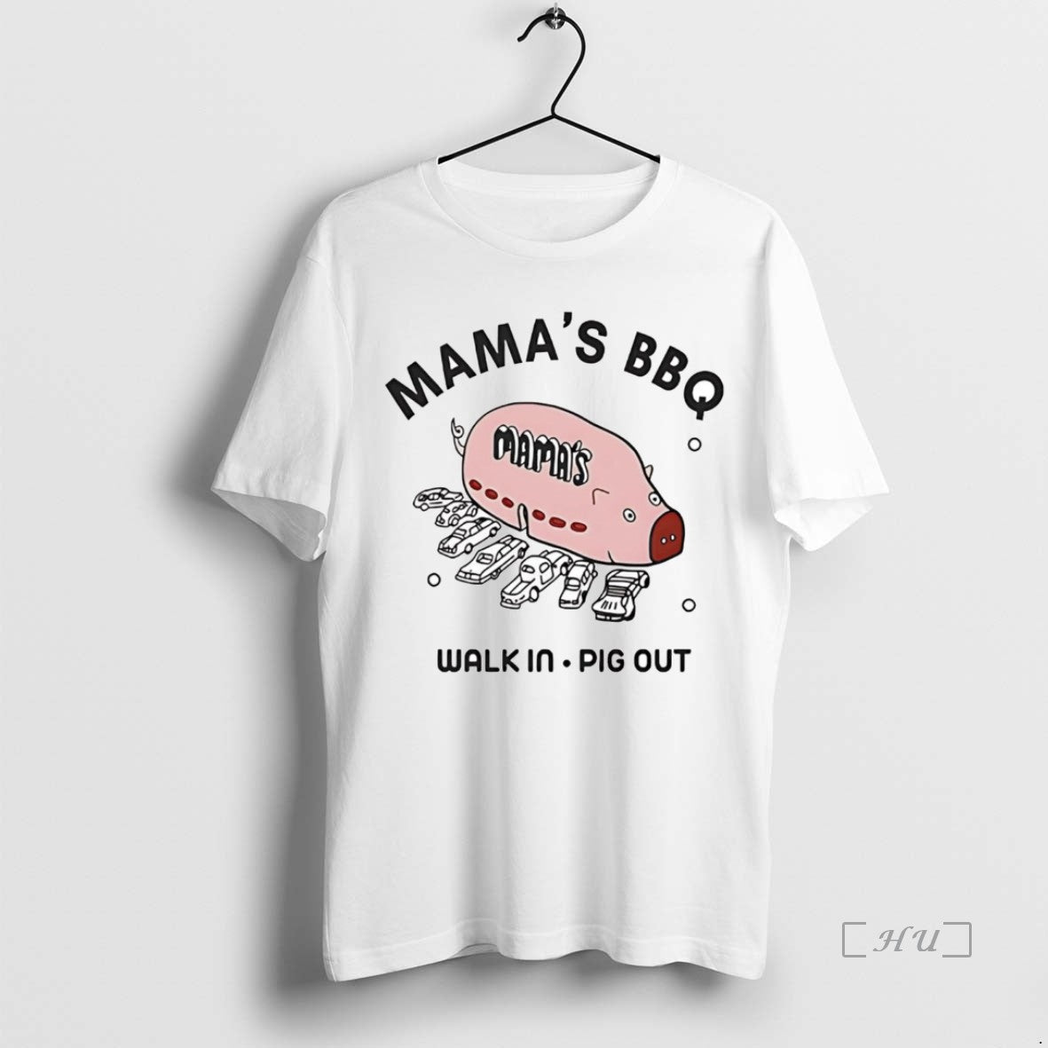 Trending Rob Mac Wearing Mamas Bbq Walk In Pig Out T-Shirts, Hoodie, Sweatshirt | InkThreadWorks.com