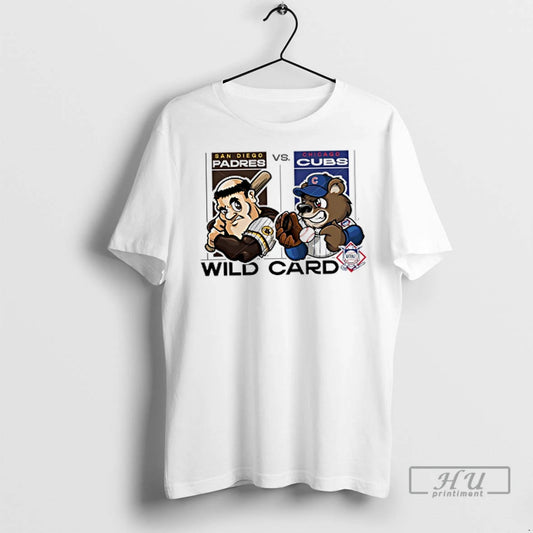 Trending San Diego Padres Vs Chicago Cubs 2025 Nl Wild Card Mascot T Shirts