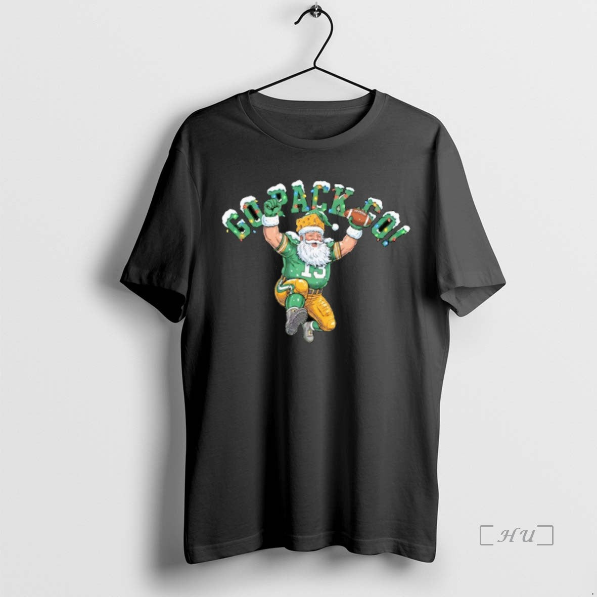 Trending Santa Claus Green Bay Packers Go Pack Go Christmas T-Shirts, Hoodie, Sweatshirt | InkThreadWorks.com