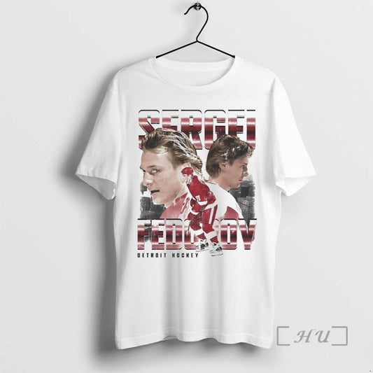 Trending Sergei Fedorov Picture Collage Detroit Hockey T-Shirts, Hoodie, Sweatshirt | InkThreadWorks.com