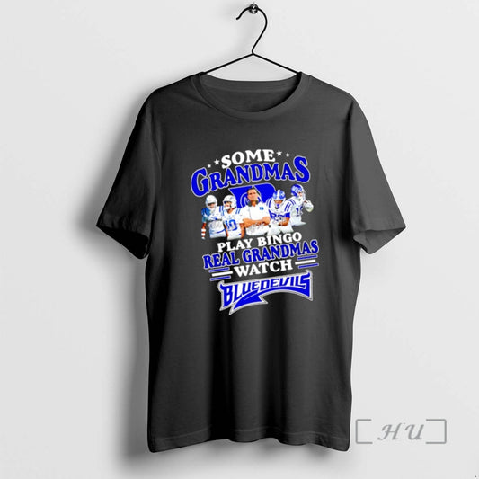 Trending Some Grandmas Play Bingo Real Grandmas Watch Blue Devils T-Shirts, Hoodie, Sweatshirt | InkThreadWorks.com