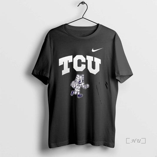 Trending Tcu Horned Frogs Super Frog Mascot Double Sided Graphic T-Shirts, Hoodie, Sweatshirt | InkThreadWorks.com