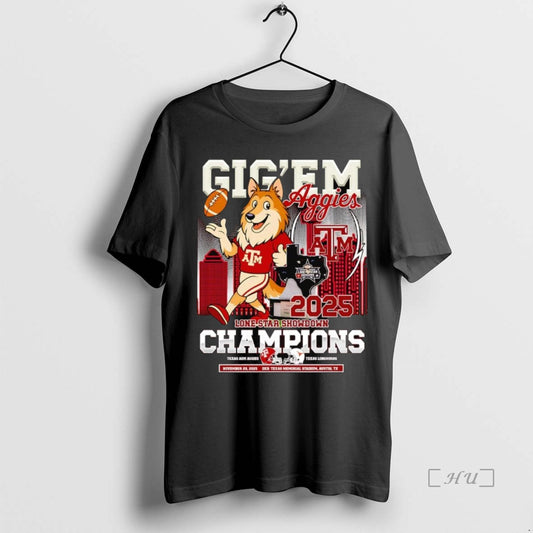 Trending Texas Am Aggies 2025 Lone Star Showdown Champions Gigem T-Shirts, Hoodie, Sweatshirt | InkThreadWorks.com