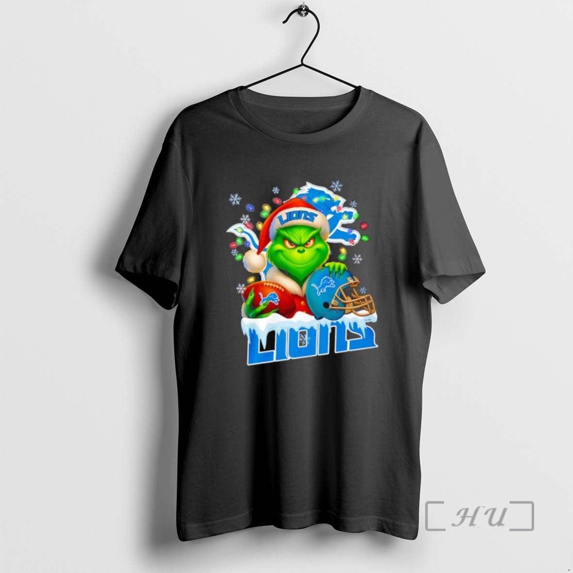 Trending The Grinch Love Detroit Lions Football Lights Christmas 25 T-Shirts, Hoodie, Sweatshirt | InkThreadWorks.com