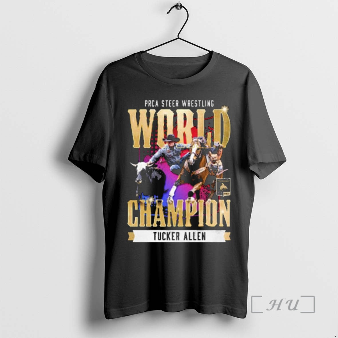 Trending Tucker Allen Nfr 2025 Prca Steer Wrestling World Champion T-Shirts, Hoodie, Sweatshirt | InkThreadWorks.com