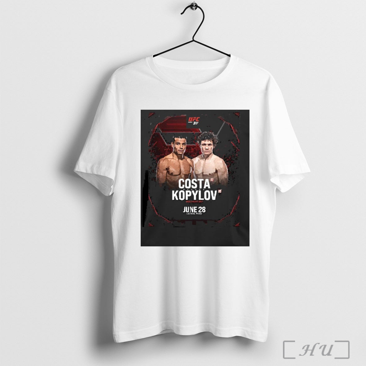 Trending Ufc 317 Costa Vs Kopylov Middleweight Bout June 28 2025 Las Vegas Nevada Poster