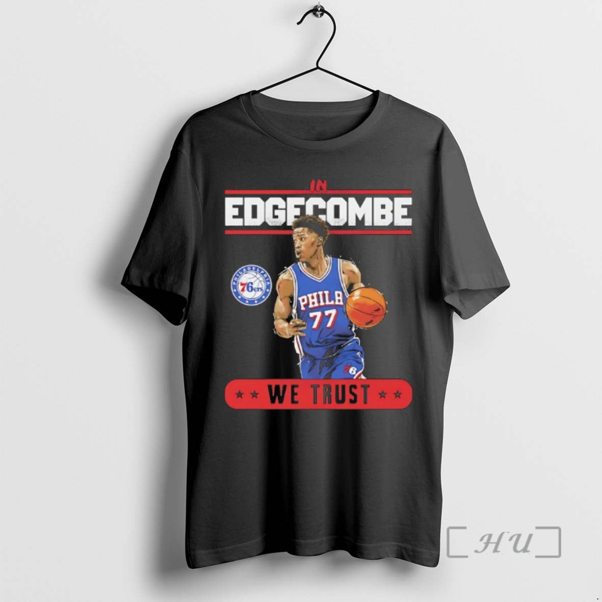 Trending Vj Edgecombe Philadelphia 76ers In Edgecombe We Trust T-Shirts, Hoodie, Sweatshirt | InkThreadWorks.com