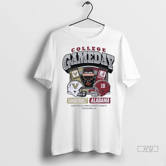 Trending Vanderbilt Vs Alabama 2025 College Gameday Head To Head T Shirts