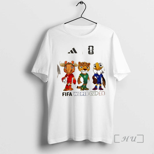 Trending World Cup 2026 Usa Canada Mexico Mascots 2 Sided T-Shirts, Hoodie, Sweatshirt | InkThreadWorks.com