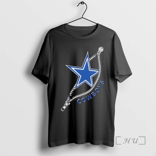 Trending Zipper X Dallas Cowboys Football Logo T-Shirts, Hoodie, Sweatshirt | InkThreadWorks.com