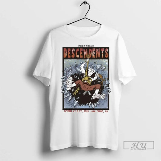 Trending Descendents 10 4 10 5 2025 Punk In The Park Shows T Shirts