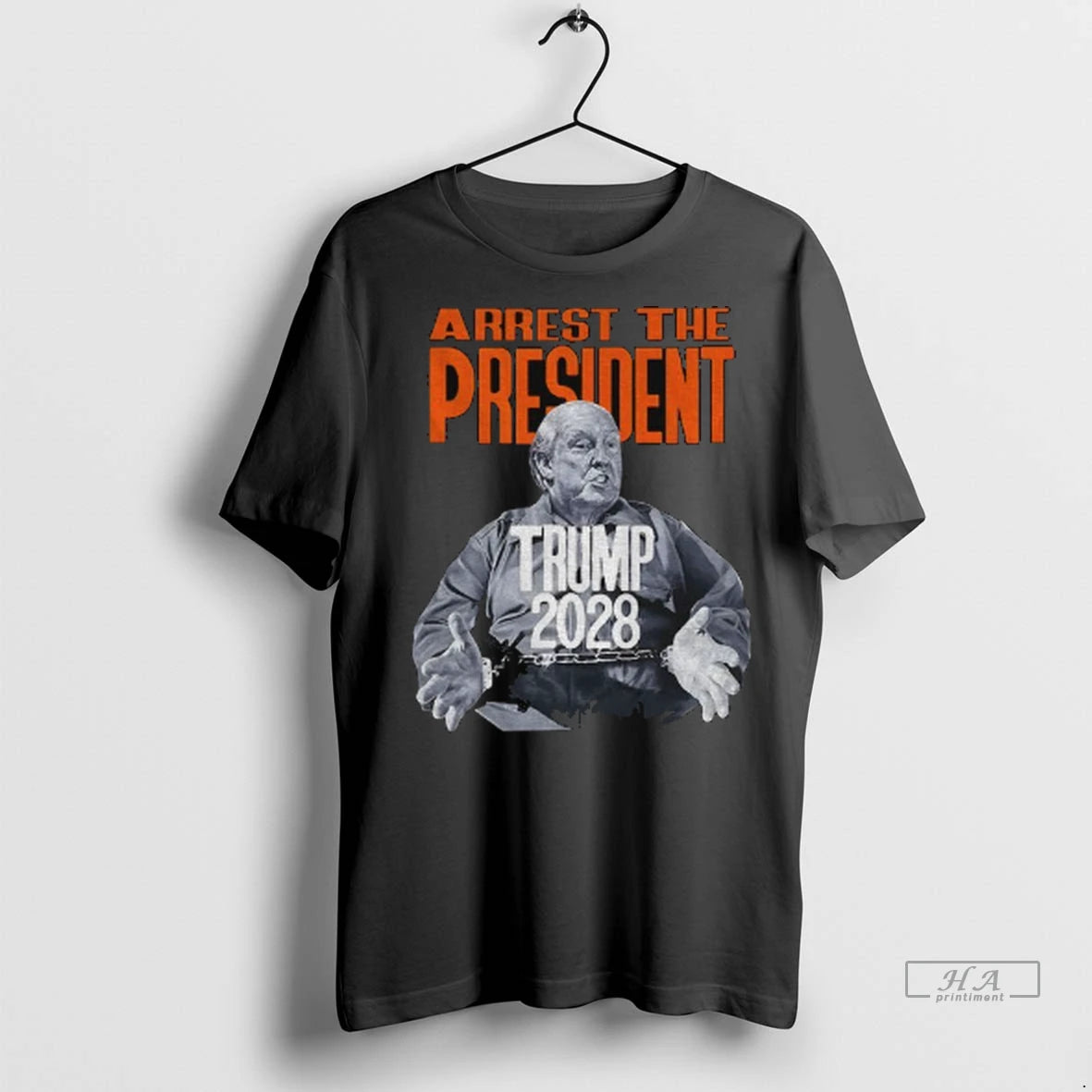 Trendy Donald Trump Bald Lock Him Up Illustration Arrest The President 2028 Political Shirt Sweater