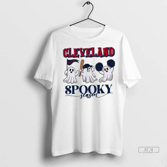 Trendy Officials Cleveland Guardians Ghost Baseball Spooky Season Halloween Mlb Wild Card Shirt Sweater