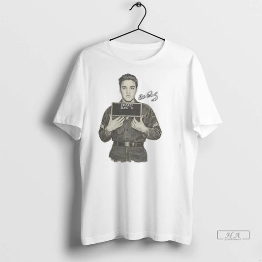 Trendy Officials Elvis Presley Signature Mugshot Shirt Sweater