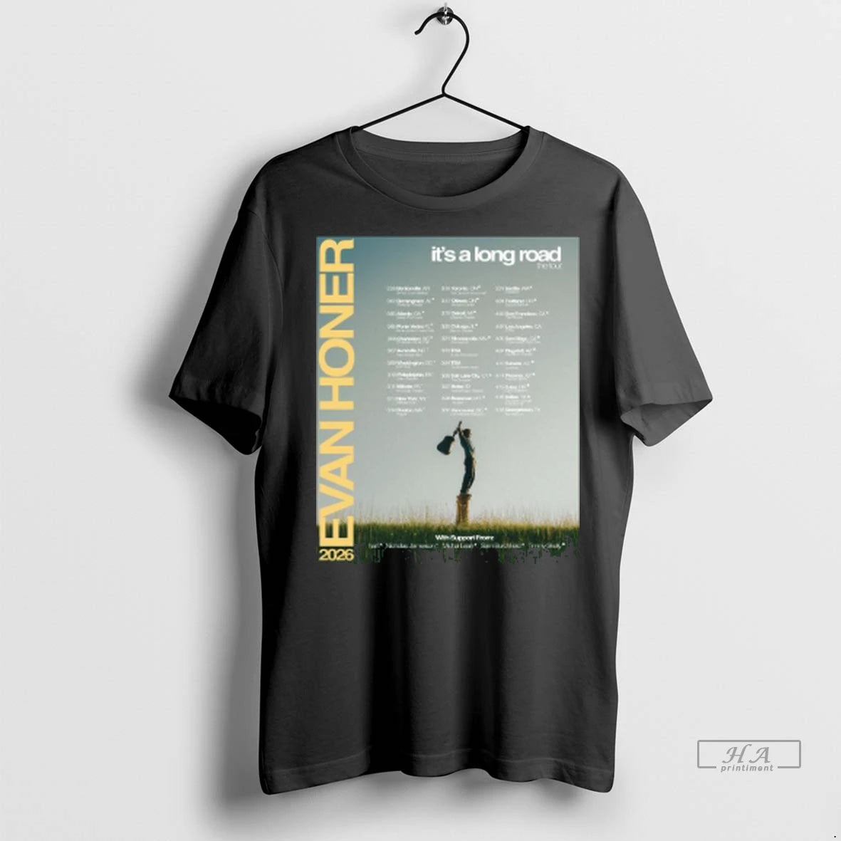 Trendy Officials Evan Honer Its A Long Road The Tour 2026 Long Sleve Shirt Sweater