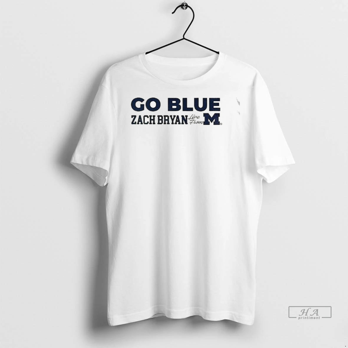 Trendy Officials Go Blue Zach Bryan Live From Michigan Wolverines Football 2025 Logo Shirt Sweater