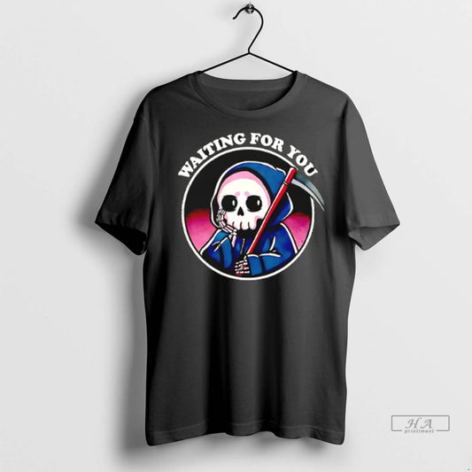 Trendy Officials Skeleton Death Waiting For You Halloween Shirt Sweater