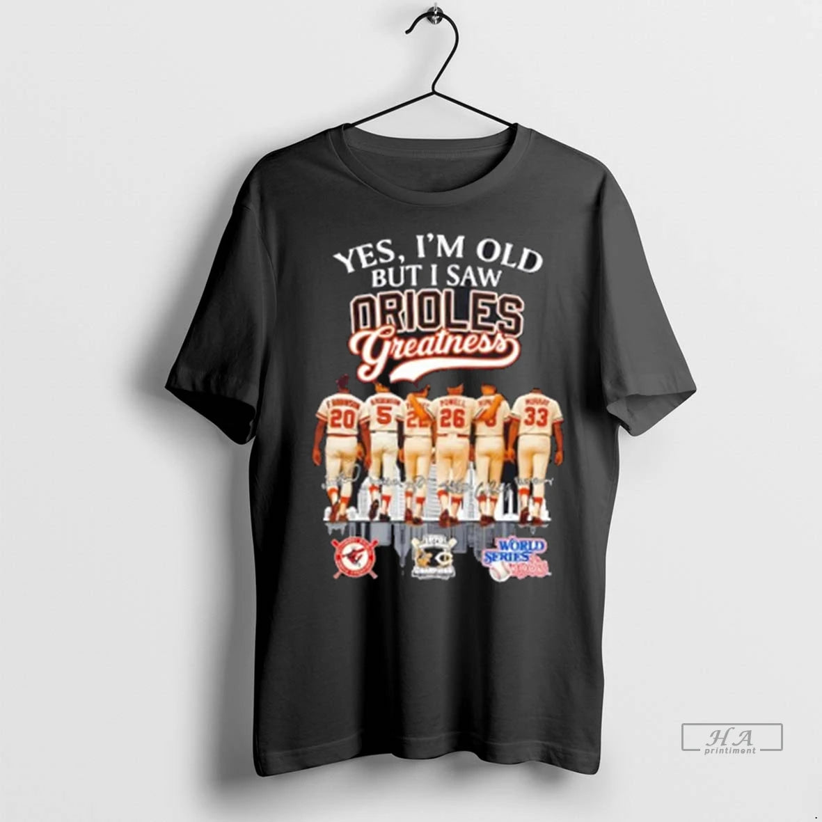Trendy Officials Yes Im Old But I Saw Baltimore Orioles Greatness Legends Skyline Shirt Sweater